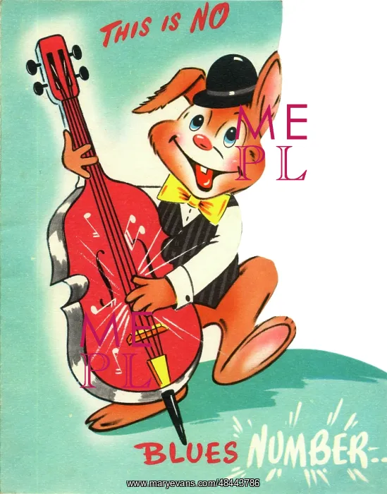 : Birthday card, This is no blues number : Birthday card, This is no blues number