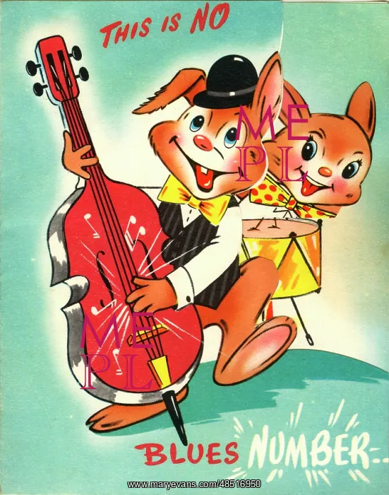 : Birthday card, This is no blues number : Birthday card, This is no blues number