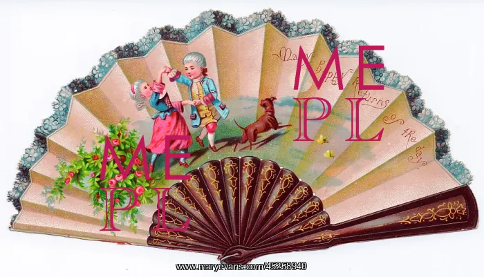 : Birthday card in the form of a fan : Birthday card in the form of a fan