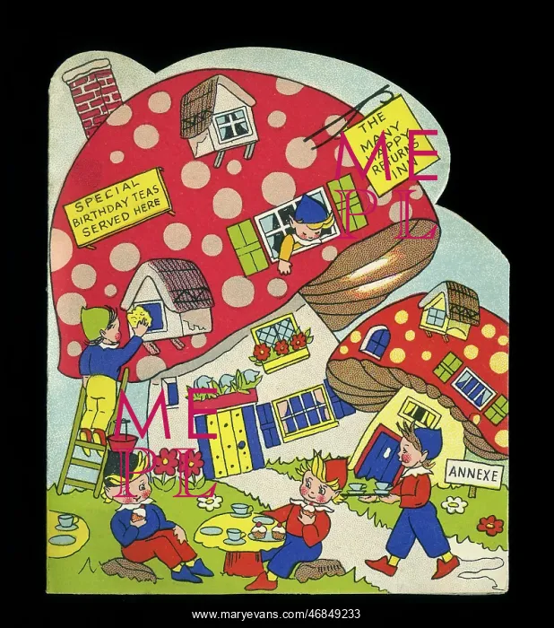 : Birthday card, the Many Happy Returns Inn : Birthday card, the Many Happy Returns Inn