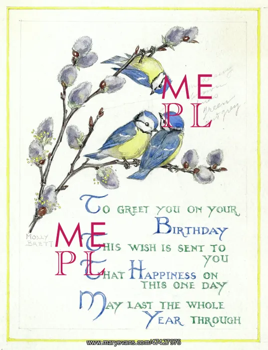 : Birthday doggerel : Birthday doggerel