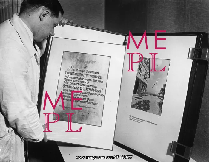 : Birthday present for Hermann Goering, 1939 : Birthday present for Hermann Goering, 1939