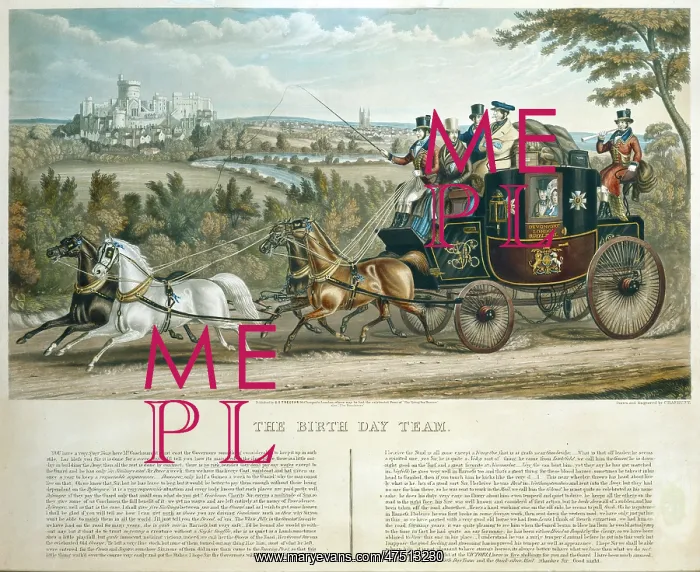 : The Birthday Team – Royal Mail coach : The Birthday Team – Royal Mail coach
