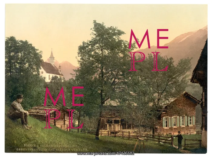 : The birthplace of Nicholas von der Flueh, Sachseln, Unterwal : The birthplace of Nicholas von der Flueh, Sachseln, Unterwal