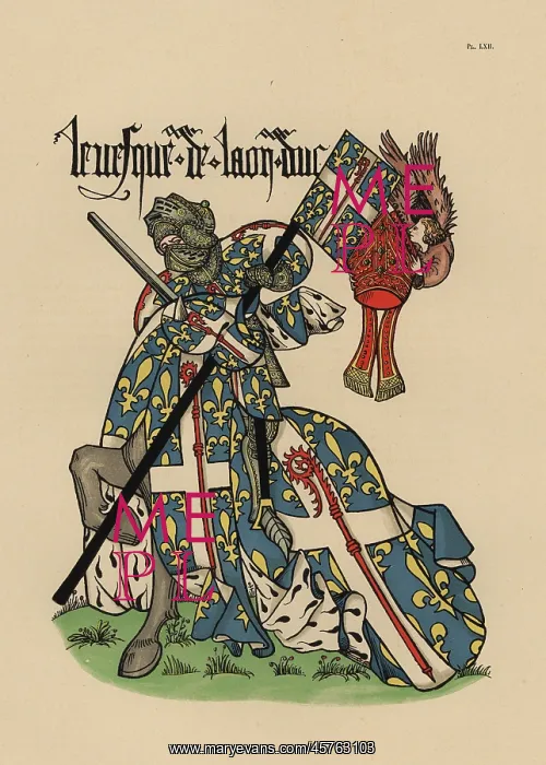 : Bishop of Laon, Eveque de Laon, with mitre : Bishop of Laon, Eveque de Laon, with mitre