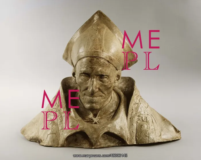 : The Bishop, in stoneware : The Bishop, in stoneware