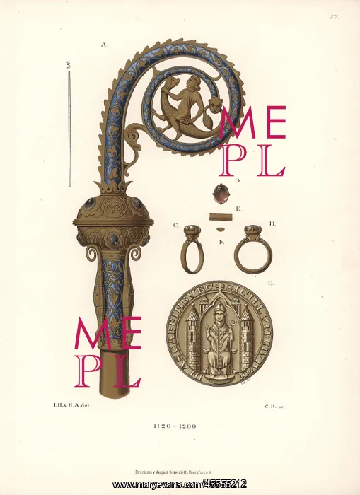 : Bishop's crosier : Bishop's crosier