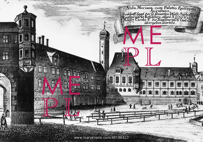 : The Bishop's Residence in Augsburg : The Bishop's Residence in Augsburg
