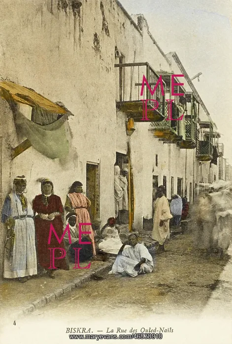 : Biskra - Street of Ouled Nails : Biskra - Street of Ouled Nails