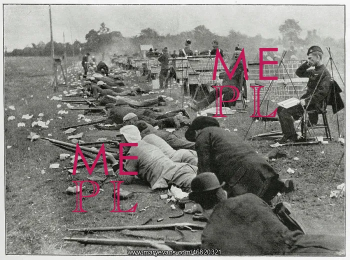 : Bisley Shooting Range in Woking 1895 : Bisley Shooting Range in Woking 1895