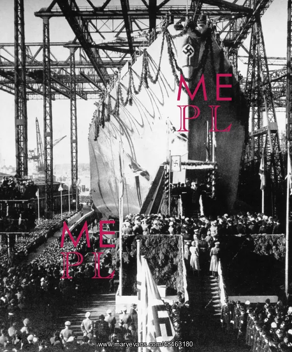 : BISMARCK LAUNCHED : BISMARCK LAUNCHED