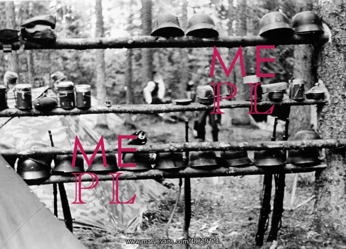 : Bivouac of a German unit before attack on the Soviet Union : Bivouac of a German unit before attack on the Soviet Union