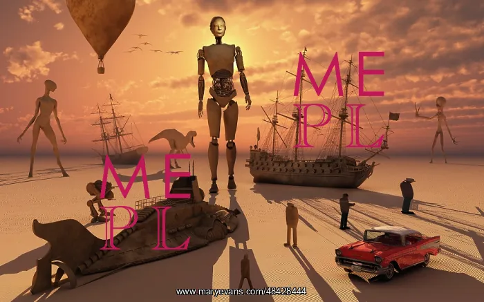 : A bizarre and surreal sculpture park setup in a desert ? : A bizarre and surreal sculpture park setup in a desert ?
