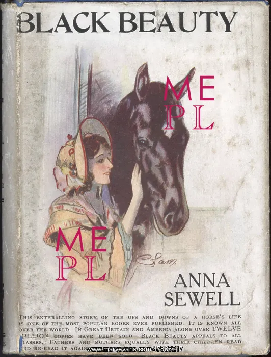 : Black Beauty, cover 1922 edition : Black Beauty, cover 1922 edition