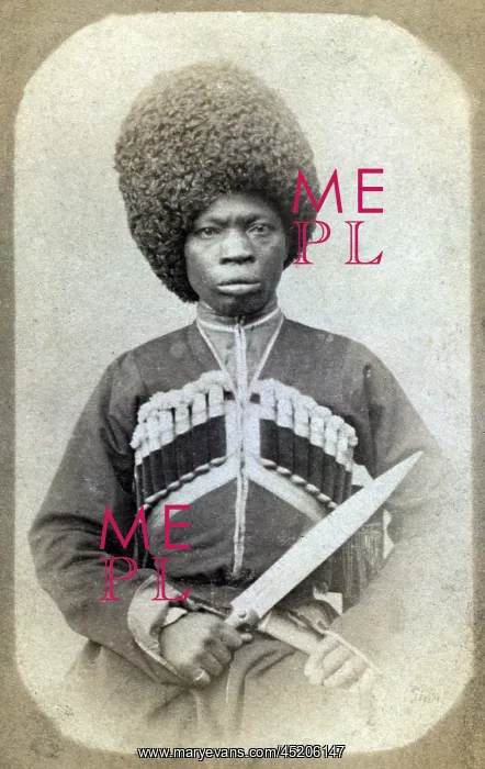 : Black Cossack. Karabakhski Arab Negro ? : Black Cossack. Karabakhski Arab Negro ?