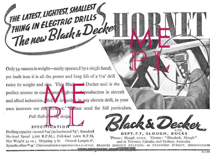 : Black & Decker Hornet Electric Drill : Black & Decker Hornet Electric Drill