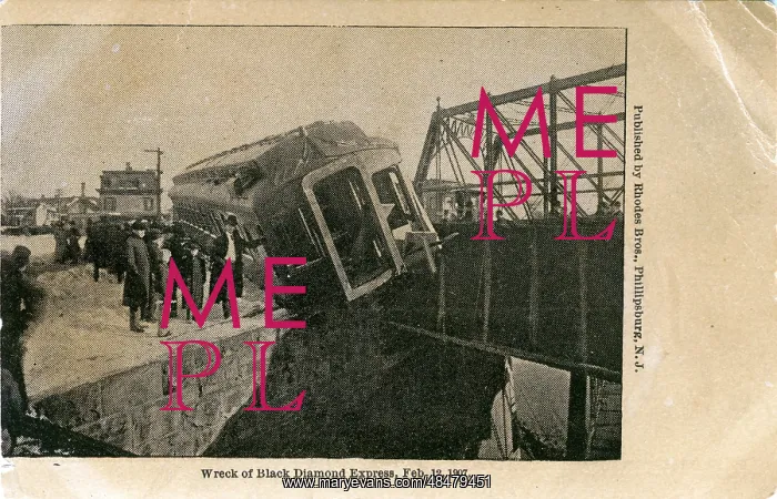 : Black Diamond Express - Railway Disaster, Delaware Bridge : Black Diamond Express - Railway Disaster, Delaware Bridge