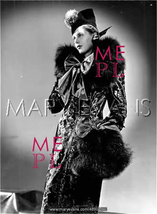 : BLACK FOX COAT 1930S : BLACK FOX COAT 1930S