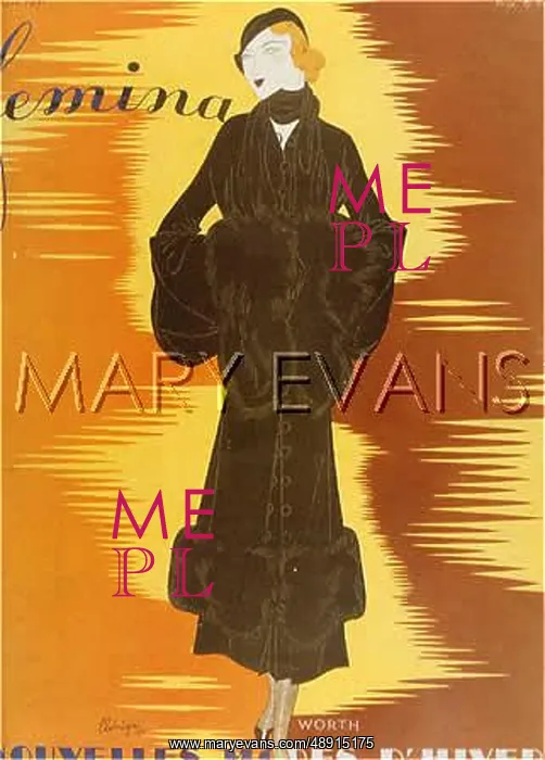 : BLACK FUR / WORTH 1931 : BLACK FUR / WORTH 1931