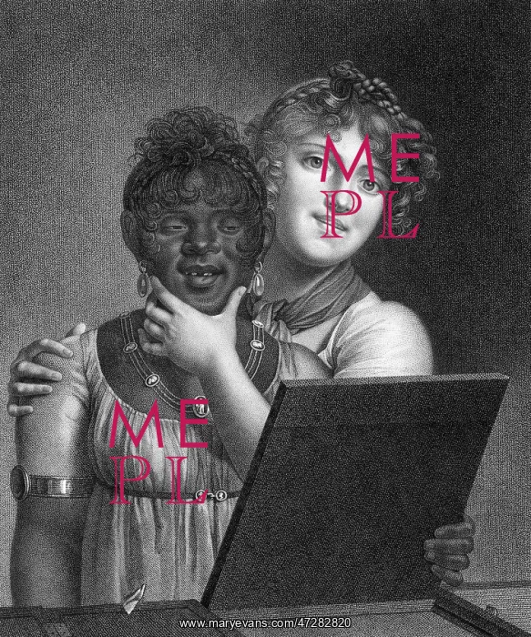 : BLACK GIRL & MIRROR : BLACK GIRL & MIRROR