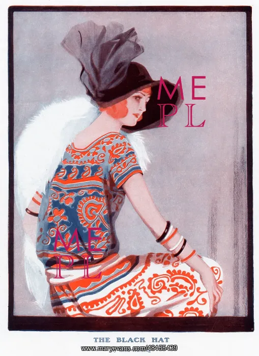 : The Black Hat by Elsie Harding : The Black Hat by Elsie Harding