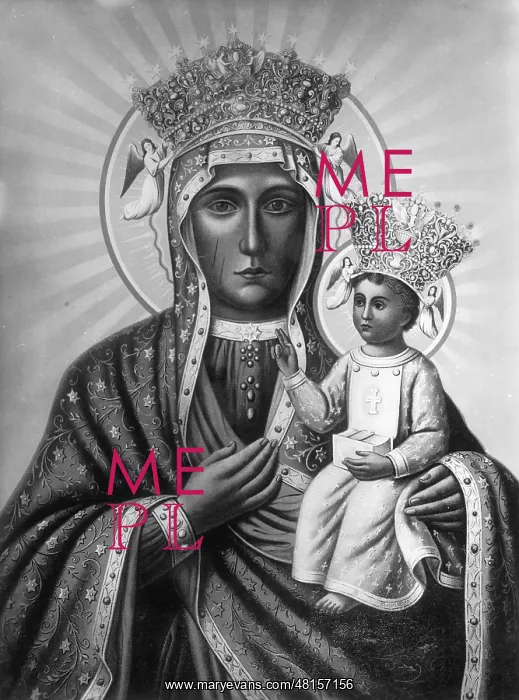 : Black Madonna from Czestochowa : Black Madonna from Czestochowa