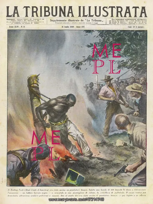 : BLACK MAN LYNCHED / 1938 : BLACK MAN LYNCHED / 1938