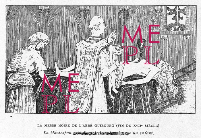 : Black mass 17th century : Black mass 17th century