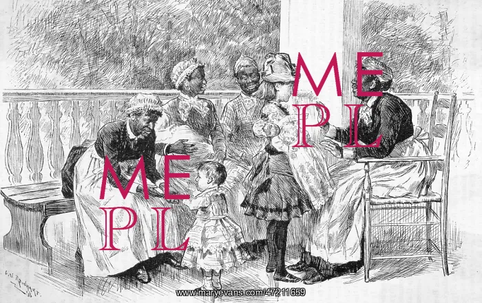 : Black nannies in America, 1886 : Black nannies in America, 1886