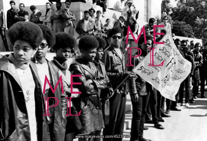 : Black Panther Party members show their support ? : Black Panther Party members show their support ?