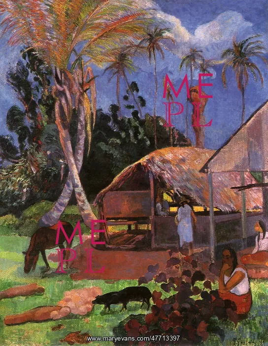  : The Black Pigs, by Gauguin