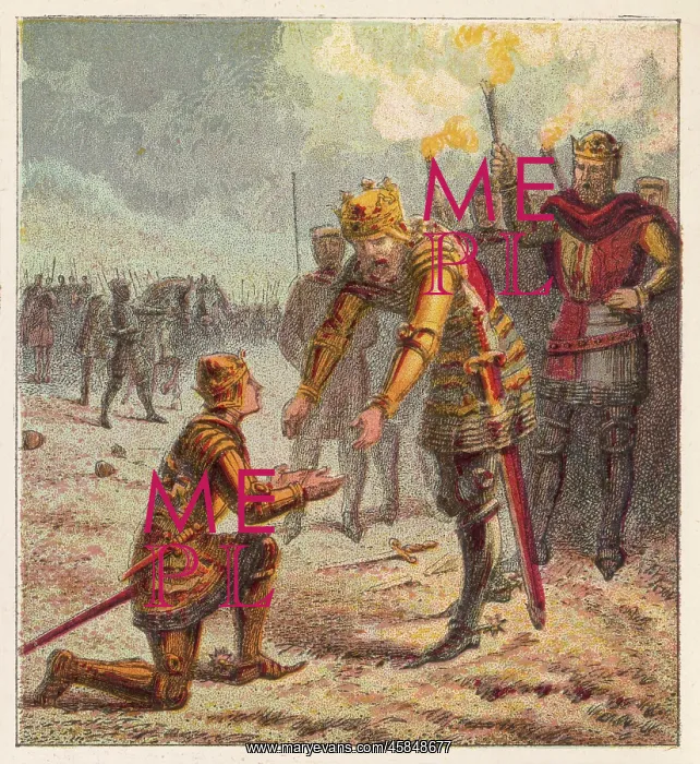 : BLACK PRINCE AT CRECY : BLACK PRINCE AT CRECY