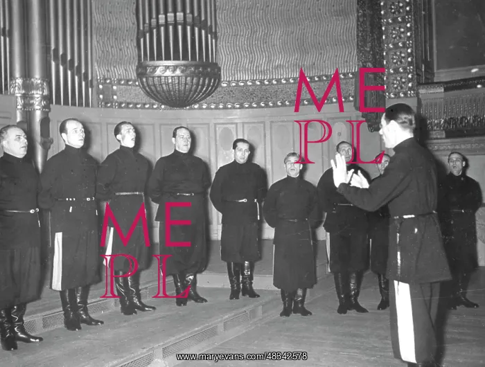 : Black Sea Cossack in the Bachsaal, 1940 : Black Sea Cossack in the Bachsaal, 1940
