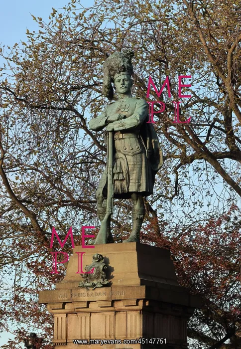 : Black Watch Boer War Memorial, Edinburgh, Scotland