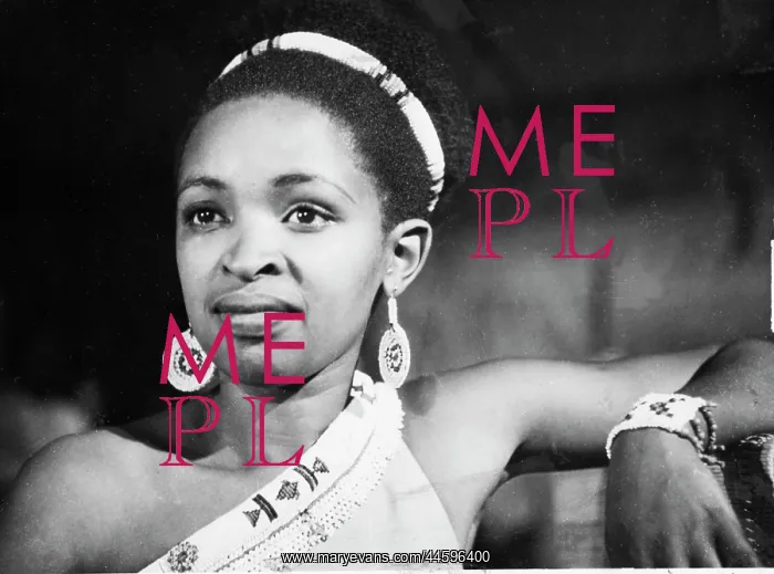 : Black and white portrait of singer and performer : Black and white portrait of singer and performer