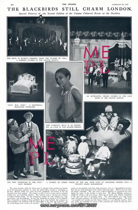 : Blackbirds revue, 1927 : Blackbirds revue, 1927