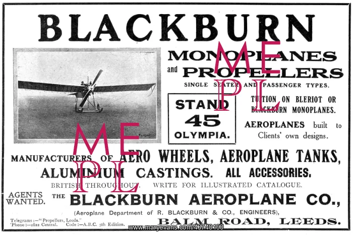 : The Blackburn Aeroplane Company : The Blackburn Aeroplane Company