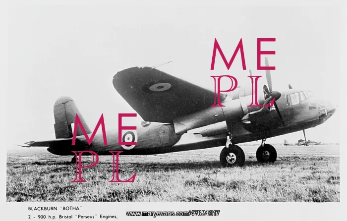  : Blackburn Botha British bomber plane