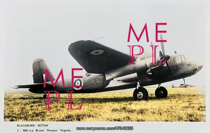 : Blackburn Botha British bomber plane : Blackburn Botha British bomber plane
