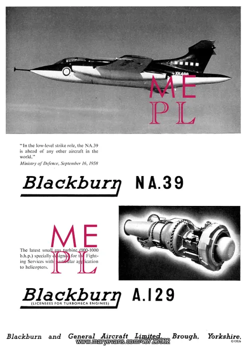: Blackburn NA39 Buccaneer : Blackburn NA39 Buccaneer