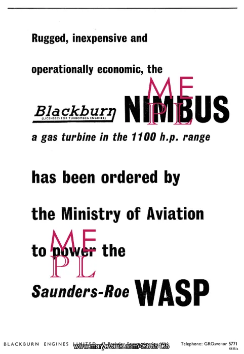 : Blackburn Nimbus : Blackburn Nimbus