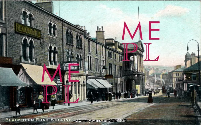 : Blackburn Road, Accrington, Lancashire : Blackburn Road, Accrington, Lancashire