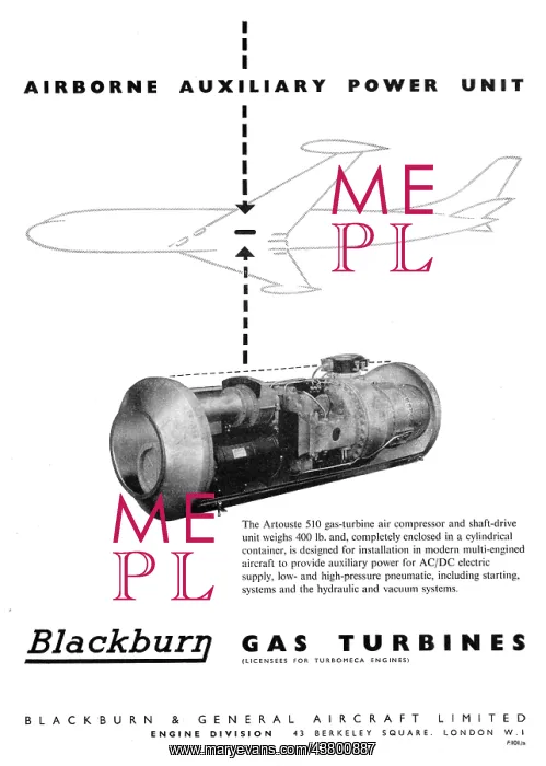 : Blackburn Turbomeca Artouste : Blackburn Turbomeca Artouste