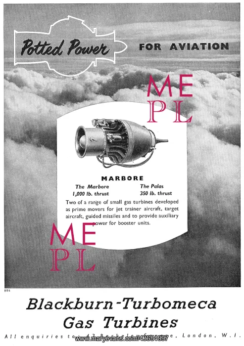 : Blackburn-Turbomeca Marbore - Palas : Blackburn-Turbomeca Marbore - Palas