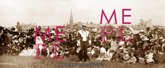  : Blacked-up entertainer in Harrogate, early 1900s