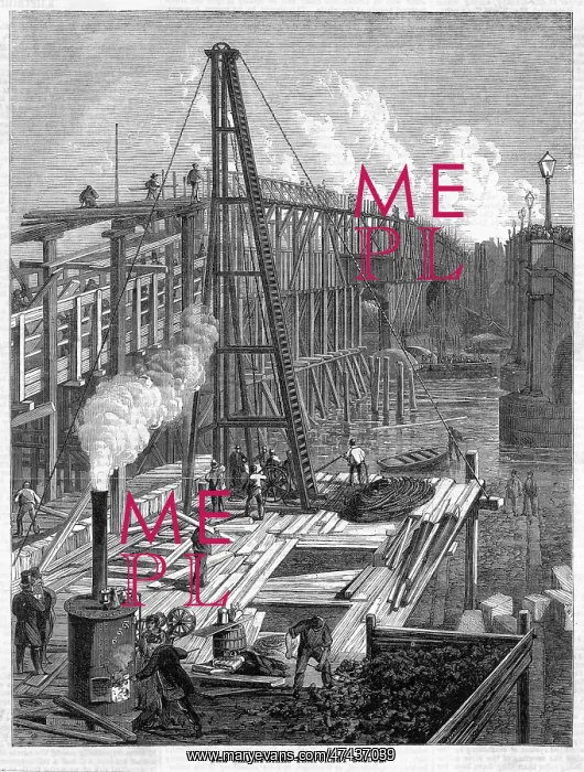 : Blackfriars Bridge 1864 : Blackfriars Bridge 1864