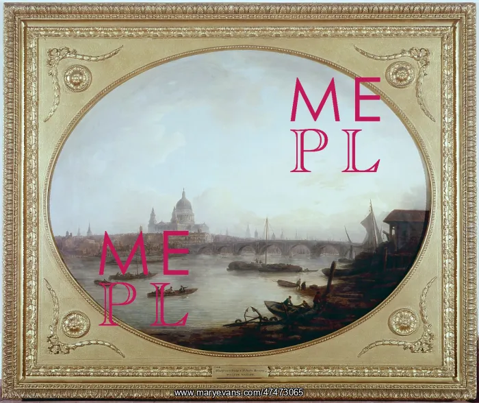 : Blackfriars Bridge and St Paul's, Morning : Blackfriars Bridge and St Paul's, Morning