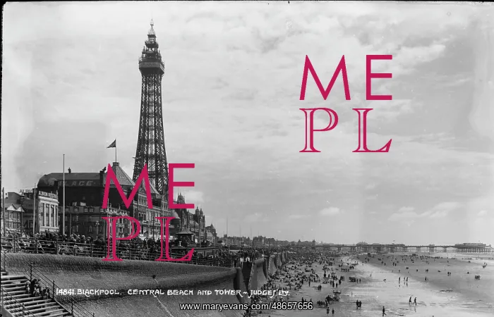 : Blackpool Central Beach and Tower : Blackpool Central Beach and Tower