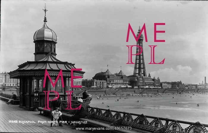 : Blackpool from North Pier : Blackpool from North Pier