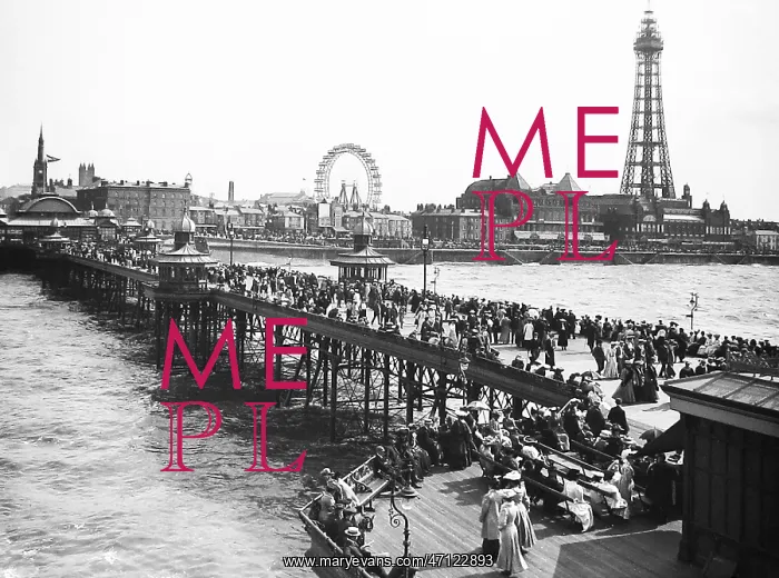  : Blackpool from the pier Victorian period